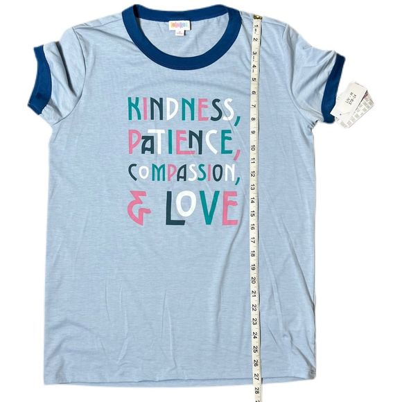 NWT M T-shirt Kindness, LuLaRoe Liv - Picture 5 of 6